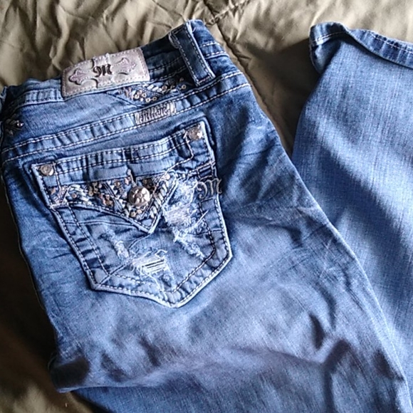 Miss Me mid rise boot cut sz 32 - Picture 2 of 2